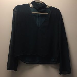 Olivaceous Snake Print Blouse